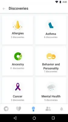 23andMe android App screenshot 1